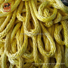 China 12-strand high strength mooring marine towing uhmwpe rope